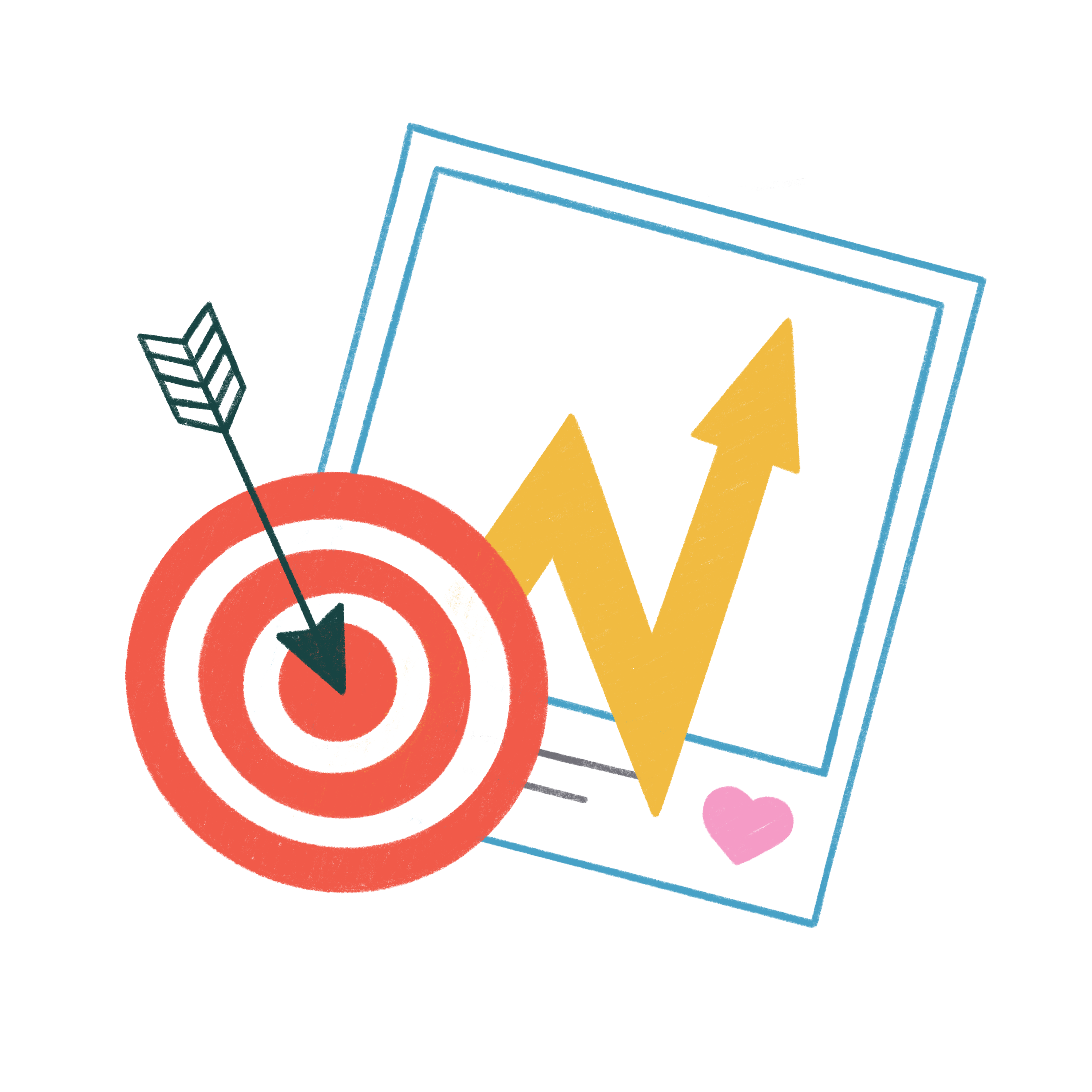 image of social media stats rising